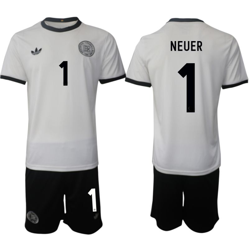 Men 2025-2026 Season Germany home white 1 Soccer Jersey
